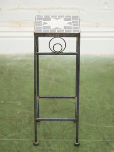 Vintage Tile Drink Tea Plant Table