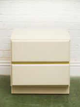Load image into Gallery viewer, Post Modern Single Double Drawer Nightstand

