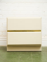 Load image into Gallery viewer, Post Modern Single Double Drawer Nightstand
