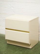 Load image into Gallery viewer, Post Modern Single Double Drawer Nightstand
