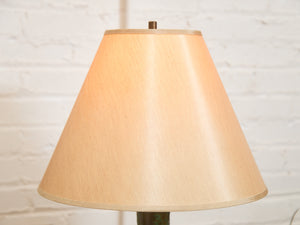 Glazed Turquoise and Brown Lamp
