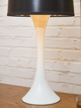 Load image into Gallery viewer, Tulip Base Vintage Lamp Black Shade
