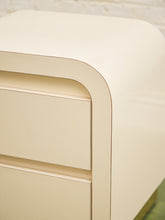 Load image into Gallery viewer, Pair of Plinth Base Post Modern Nightstands
