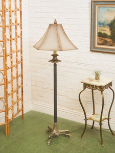 Arts and Crafts Iron Footed Floor Lamp 1910