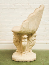 Load image into Gallery viewer, Pair of Vintage Grotto Cement Stone Garden Chairs
