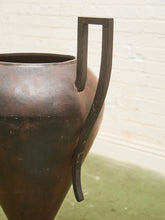 Load image into Gallery viewer, Large Kramer Brothers Cast Iron Planter Pot in Black Finish
