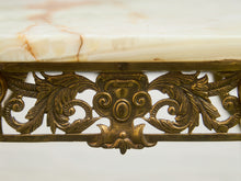 Load image into Gallery viewer, 19th Century Cast Iron Marble Antique Plant Stand
