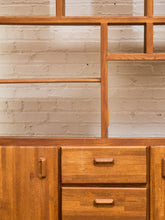 Load image into Gallery viewer, Boho Oak Solid Wood Shelf Unit
