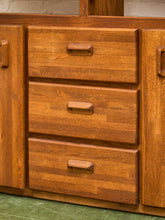 Load image into Gallery viewer, Boho Oak Solid Wood Shelf Unit
