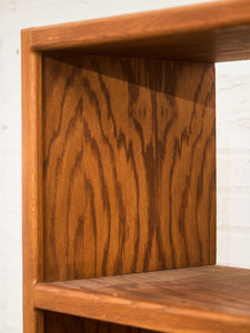 Boho Oak Solid Wood Shelf Unit