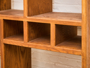 Boho Oak Solid Wood Shelf Unit
