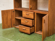 Load image into Gallery viewer, Boho Oak Solid Wood Shelf Unit
