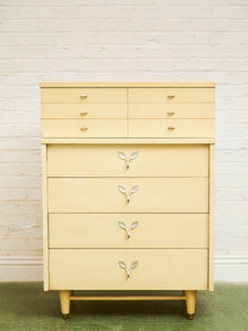 Blonde 50’s Highboy Dresser