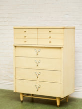 Load image into Gallery viewer, Blonde 50’s Highboy Dresser
