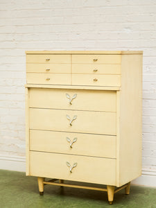Blonde 50’s Highboy Dresser