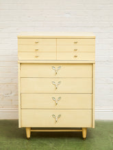 Load image into Gallery viewer, Blonde 50’s Highboy Dresser
