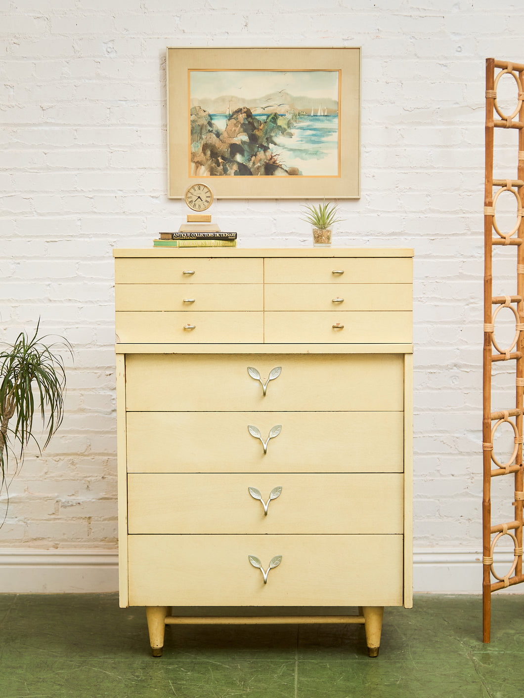 Blonde 50’s Highboy Dresser
