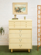 Load image into Gallery viewer, Blonde 50’s Highboy Dresser
