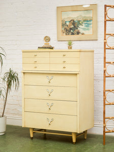Blonde 50’s Highboy Dresser