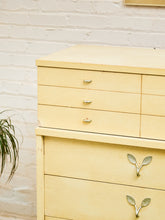 Load image into Gallery viewer, Blonde 50’s Highboy Dresser
