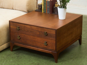 Mid-century modern Moroccan Style Large Side Table with Drawers