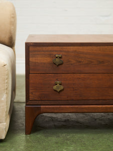 Mid-century modern Moroccan Style Large Side Table with Drawers