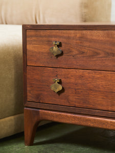 Mid-century modern Moroccan Style Large Side Table with Drawers