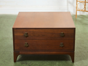 Mid-century modern Moroccan Style Large Side Table with Drawers