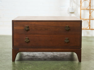 Mid-century modern Moroccan Style Large Side Table with Drawers