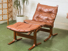 Load image into Gallery viewer, 1960s Danish Modern Lounge Chair and Ottoman by Westnofa
