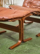 Load image into Gallery viewer, 1960s Danish Modern Lounge Chair and Ottoman by Westnofa
