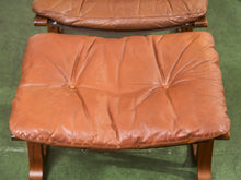 Load image into Gallery viewer, 1960s Danish Modern Lounge Chair and Ottoman by Westnofa
