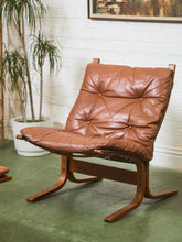 Load image into Gallery viewer, 1960s Danish Modern Lounge Chair and Ottoman by Westnofa
