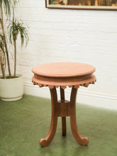 Load image into Gallery viewer, Vintage Wood Scalloped Edge End Table
