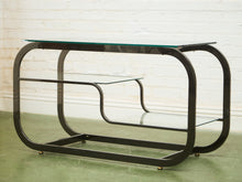 Load image into Gallery viewer, Mid-Century Modern Brass Bar Cart Milo Baughman Style Etagere
