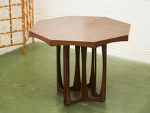 Load image into Gallery viewer, Sculptural Base Dining Table with Leaf
