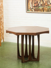 Load image into Gallery viewer, Sculptural Base Dining Table with Leaf
