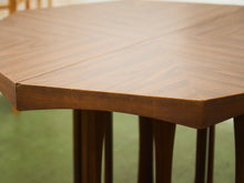 Load image into Gallery viewer, Sculptural Base Dining Table with Leaf
