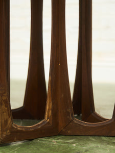 Sculptural Base Dining Table with Leaf