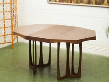 Load image into Gallery viewer, Sculptural Base Dining Table with Leaf
