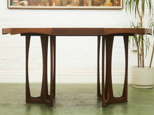 Load image into Gallery viewer, Sculptural Base Dining Table with Leaf
