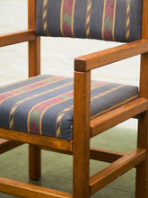 Load image into Gallery viewer, Pair of Modernist Pine Armchairs with Original Upholstery
