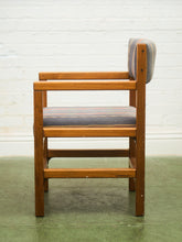 Load image into Gallery viewer, Pair of Modernist Pine Armchairs with Original Upholstery
