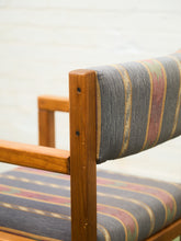 Load image into Gallery viewer, Pair of Modernist Pine Armchairs with Original Upholstery
