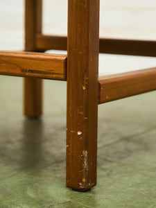 Pair of Modernist Pine Armchairs with Original Upholstery