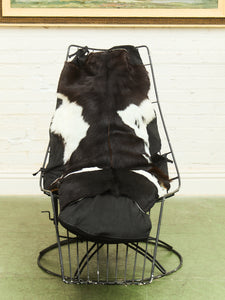 Vintage Homecrest Mid-century Wire Banana "Siesta" Lounge Chair, Swivels & Rocks