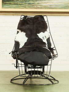 Vintage Homecrest Mid-century Wire Banana "Siesta" Lounge Chair, Swivels & Rocks