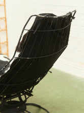 Load image into Gallery viewer, Vintage Homecrest Mid-century Wire Banana &quot;Siesta&quot; Lounge Chair, Swivels &amp; Rocks
