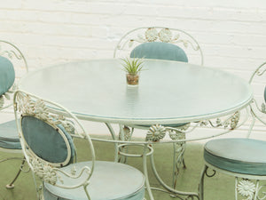 Woodard Vintage Rustic 5 piece outdoor Set