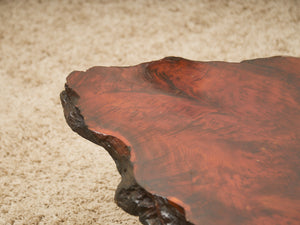 Organic Burl Redwood Coffee Table
